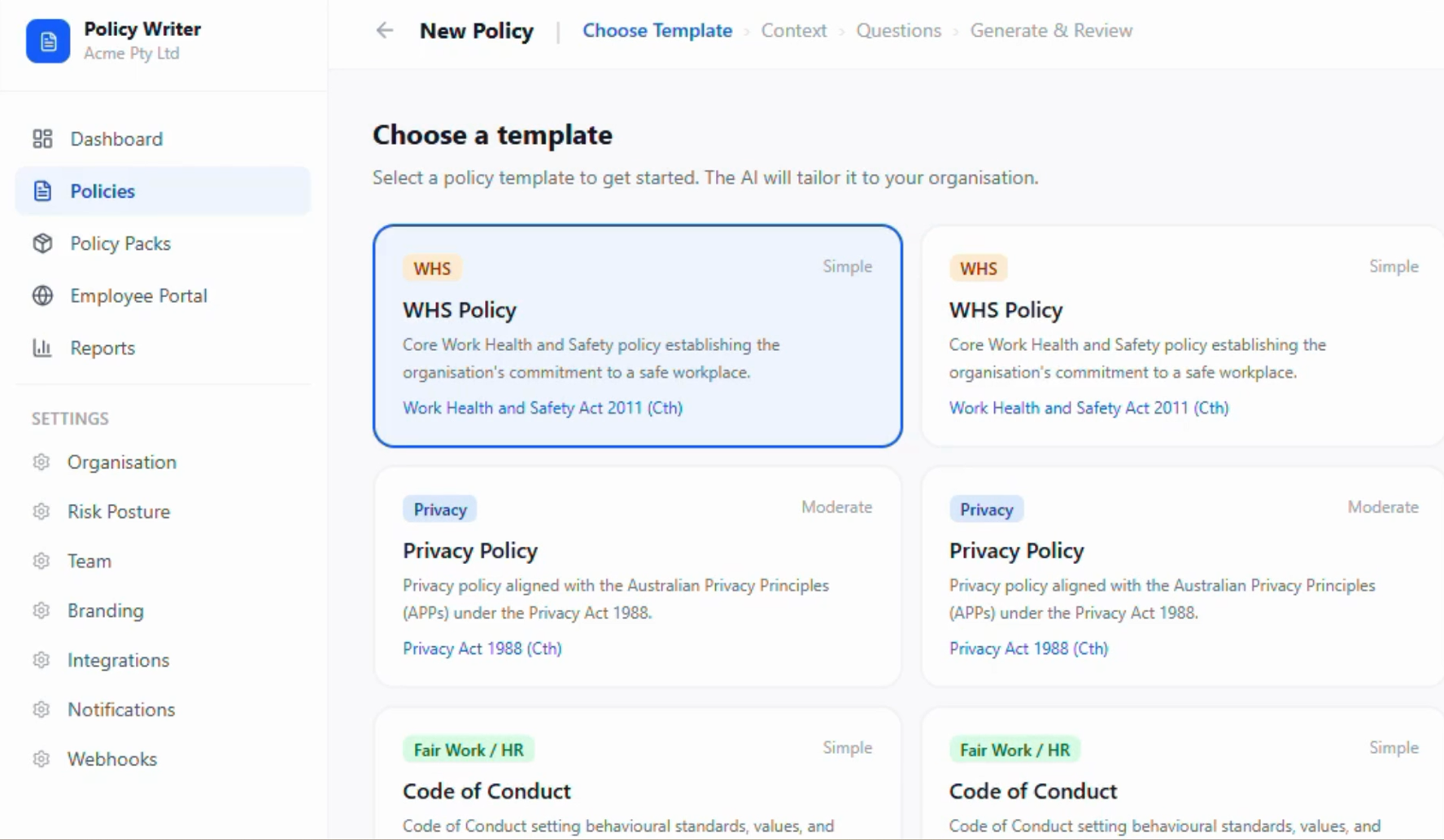 Template library